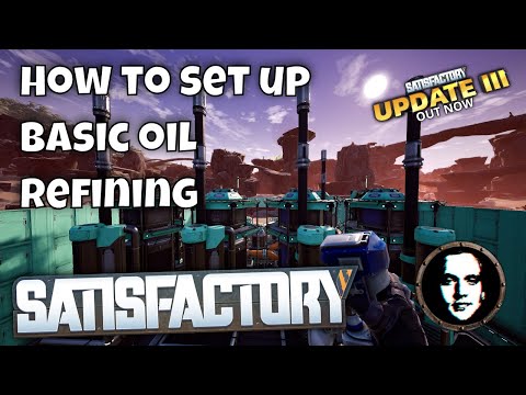 Let's Play Satisfactory 2020 - DUNE - How to Set Up Basic Oil Refining #10