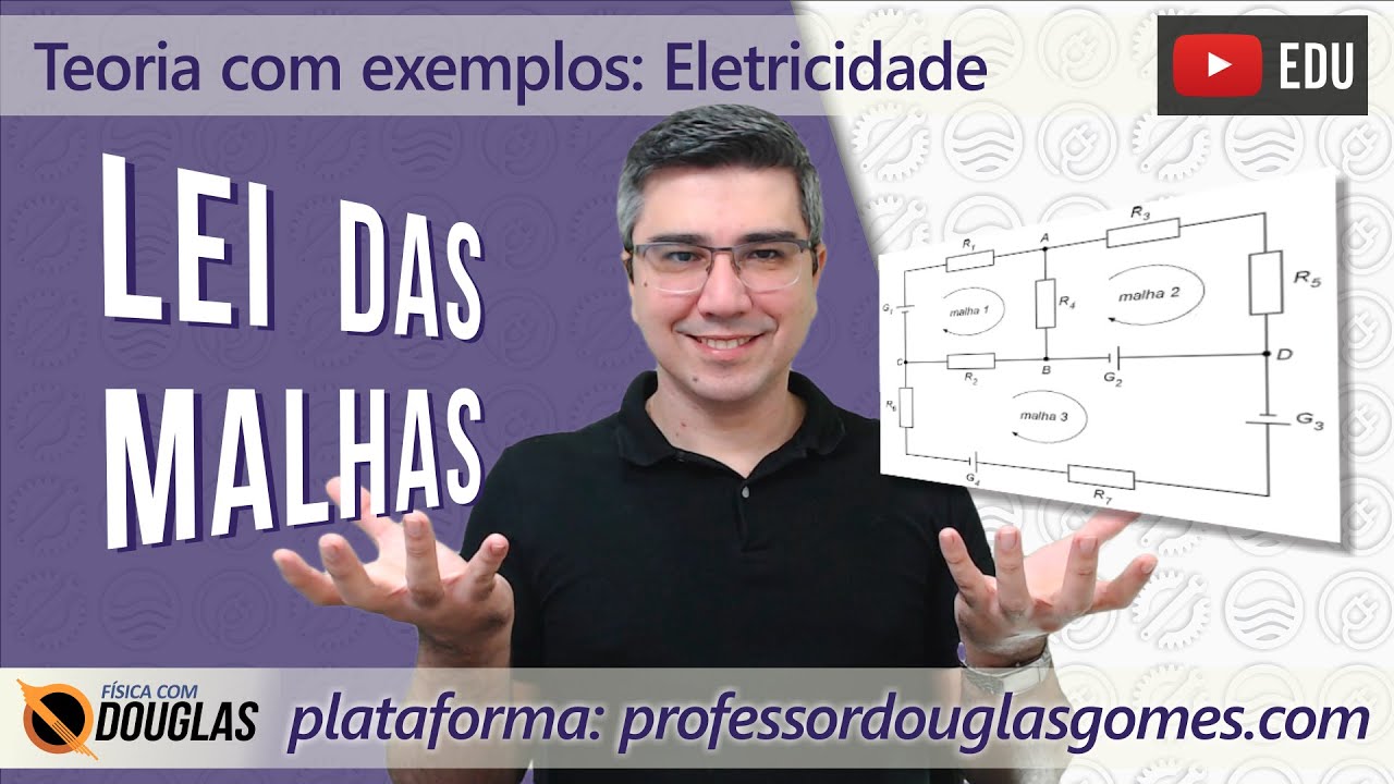 Lei das Malhas | Kirchhoff | Cálculo de DDP