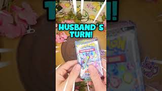 Husband Vs Wife Pokemon Pack Battle - Prismatic Evolutions Tin Battle 🤯 #pokemontcg #pokemon