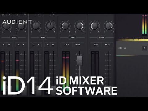 Audient iD14 - iD Mixer Software Overview