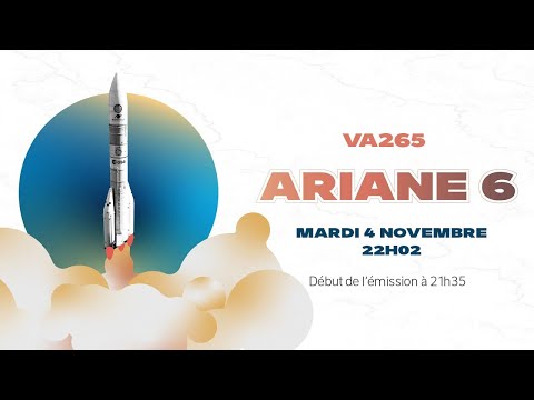 Lancement Ariane 6 avec le satellite Sentinel-1D (VA265)