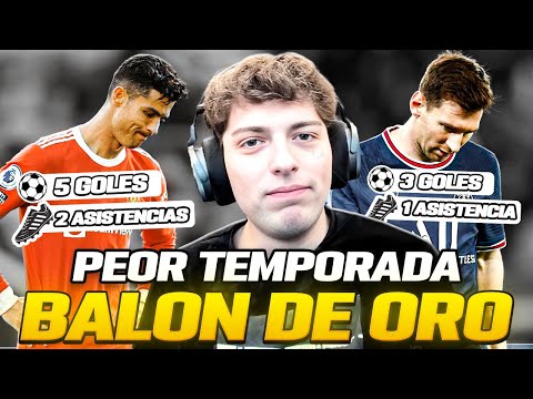 DAVOO XENEIZE REACCIONA A LA PEOR TEMPORADA DE CADA BALON DE ORO (2005-2025)