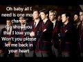 Glee(The Warblers) - I Want You Back (LYRICS ...