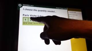 Paris metro ticket - how to buy in ticket machine