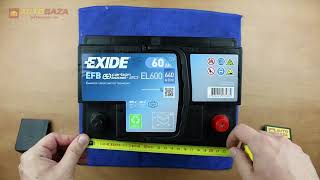 Exide EL600 - відео 2