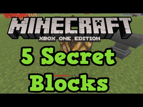 Minecraft Xbox (360 + One) 5 SECRET Blocks