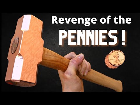 making a solid copper sledge hammer😯🙄