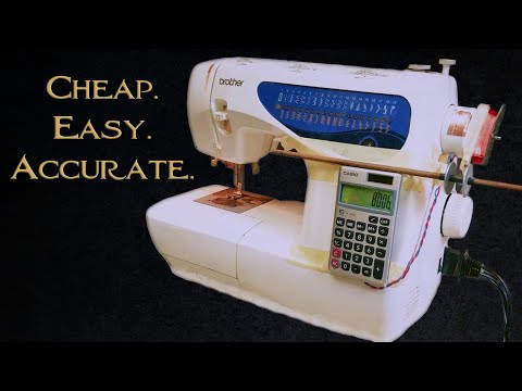 How To Make a Pickup Winder (With a Counter) From Sewing Machine And Calculator