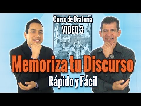 Técnica Efectiva para Memorizar tu Discurso - Curso de Oratoria: VIDEO 3 #96