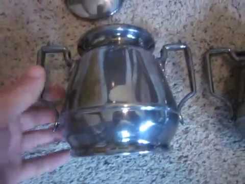 Silver tea set