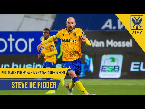 Post Match Interview STVV - Waasland-Beveren | Steve De Ridder | STVV