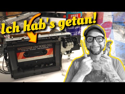 🛠️ SO EINFACH geht eine TAPEDECK REPARATUR! #tapedeck