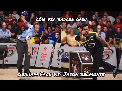 2016 Badger Open Match #2 - Jason Belmonte V.S. Graham Fach