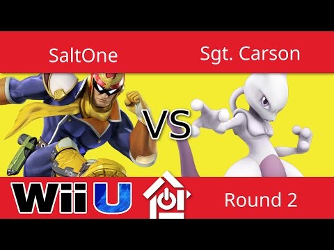 Kapow 1/01/2017 - SaltOne (Captain Falcon) vs Sgt. Carson (MewTwo) - Smash 4 Round 2