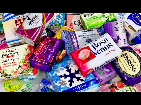 Winter Bouquet - ASMR International Soap Haul - Unboxing / Unwrapping / Opening - SATISFYING!