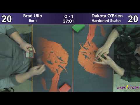 Brad Ullo (Burn) vs Dakota O'Brien (Hardened Scales) - Sunday Night Modern 1/27/19