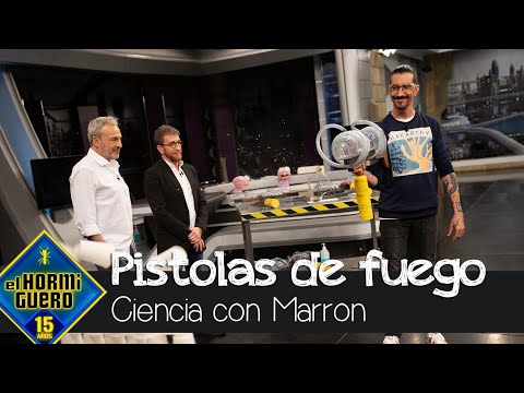 Pablo Motos pide otra oportunidad con las pistolas de fuego de Marron - El Hormiguero