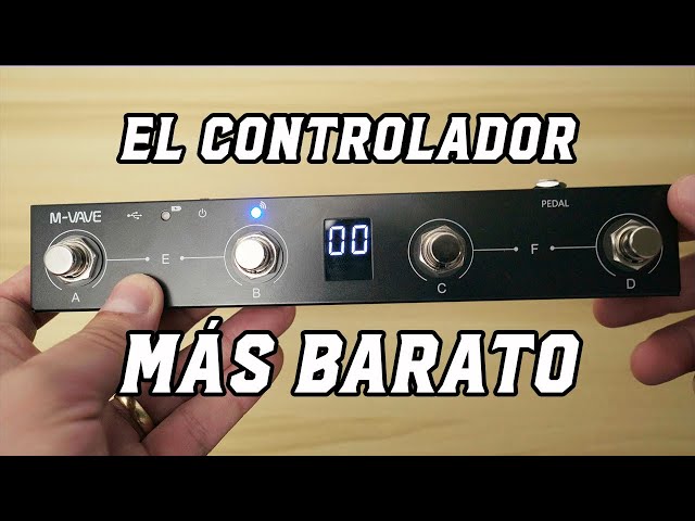 Vídeo relacionado con Sarini Controlador Midi Bluetooth con Pedal,Pedal Midi Recargable portátil,Controlador de Efectos de Software Midi inalámbrico
