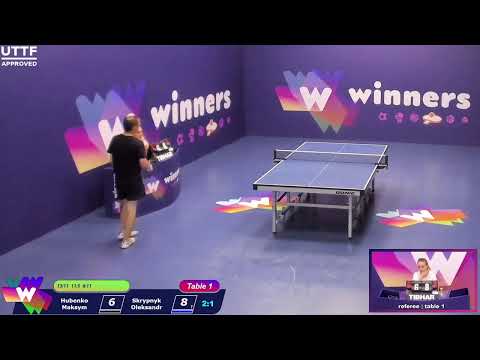WINners League 13.08.21 Hubenko Maksym - Skrypnyk Oleksandr 15:30