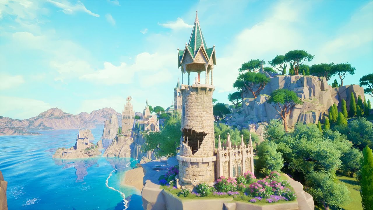 Sun Temple - Stylized Modular Ruins for Unreal Engine 5