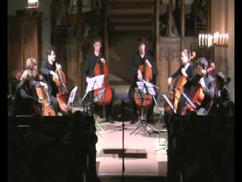 Cellophony play Bach Prelude in F