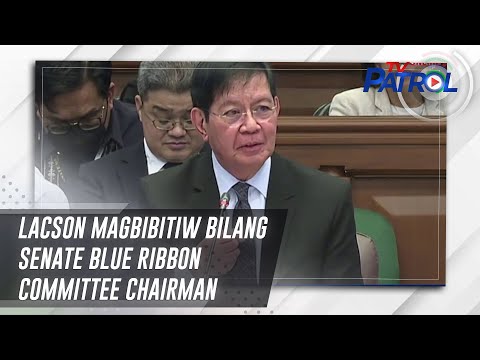 Lacson magbibitiw bilang Senate Blue Ribbon Committee chairman | TV Patrol