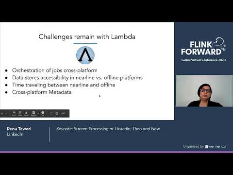 Keynote | Stream Processing at LinkedIn: Then and Now - Renu Tewari