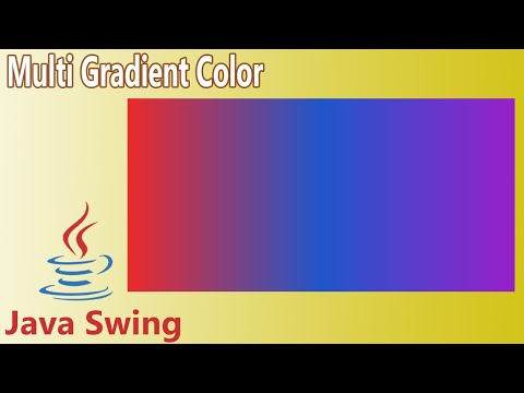 Java Swing Multi Gradient Color