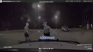 Arkansas State Police Corporal Arrested After Crashing Patrol Vehicle While On Duty