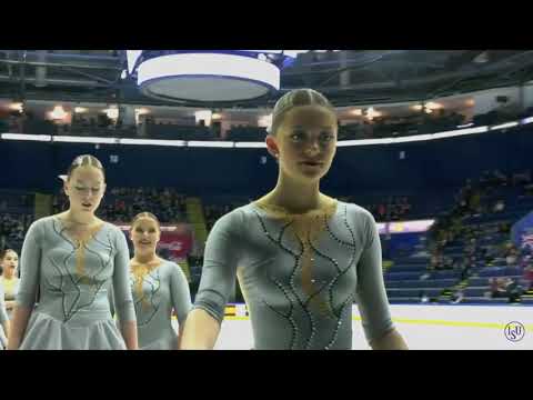 Team Seaside Sweden FS World Junior Synchronized Skating Championships 2020