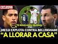LO QUE NO SE VIÓ: BRUTAL PELEA ENTRE BELLINGHAM Y MESSI AL TERMINAR EL PARTIDO!