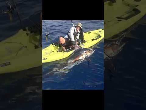 【伝説】カヤックで100kg 越えのカジキを釣りました