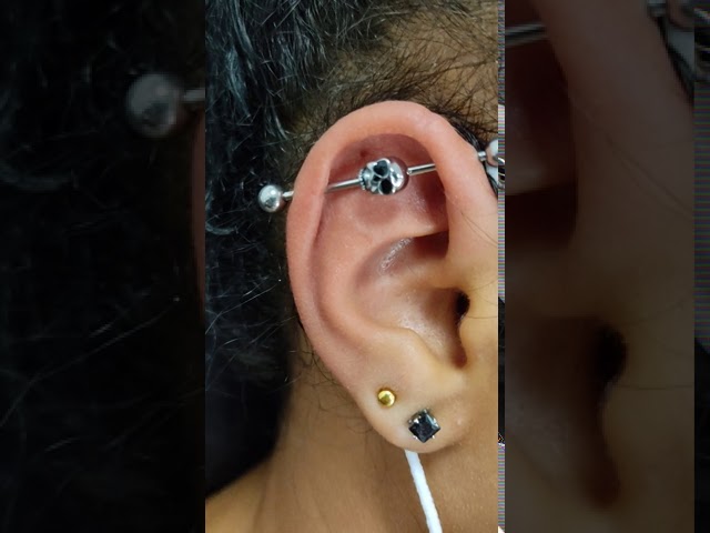 Vídeo relacionado con HORIALENCE Pendientes Industriales de Acero Quirúrgico 9 Piezas Set Flecha Tornillo Barra para Piercing Oreja Mujer Hombre Joyería Piercing Industrial