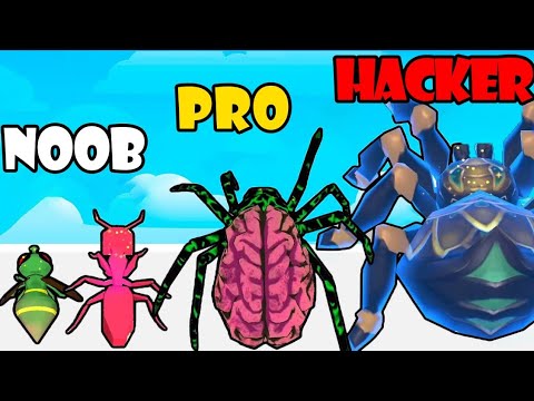 NOOB vs PRO vs HACKER - Merge Ants Underground Battle Part 2