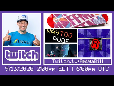 9/13/2020 Amiga Demoscene, Music & Vinyl with H0ffman!!!