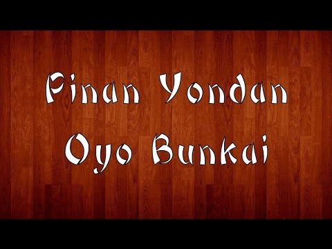 Waza Wednesday 5-20-15 - Pinan Yondan Oyo Bunkai