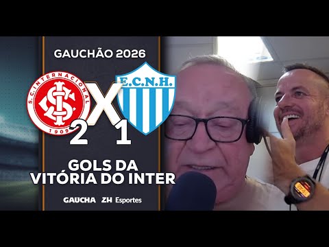 OS GOLS DE INTER 2x1 NOVO HAMBURGO NA NARRAÇÃO DE PEDRO ERNESTO DENARDIN | 11/01/26