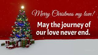 Merry Christmas Love || Christmas Wishes For Loved Ones || WishesMsg.com