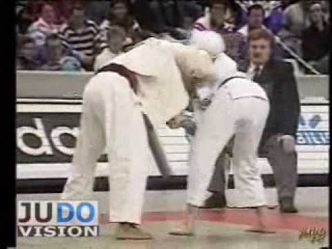 JUDO 1996 Tournois de Paris: Franck Chambilly (FRA) - Manolo Poulot (CUB)