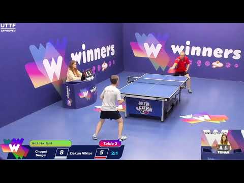 WINners CUP table 2  30.09 Chugai Sergei - Ziakun Viktor 19:00