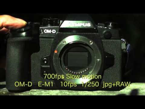 OM-D　E-M1　10fps　シャッター開閉