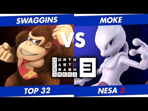 NESA 3 | Top 32 Losers R4 | Swaggins (Donkey Kong) vs Moke (Mewtwo)
