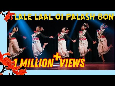 Lale Laal Oi Palash Bon ~ Jhumur Dance | Live Bengali Folk Dance | Shailee Annual Show 2023 |
