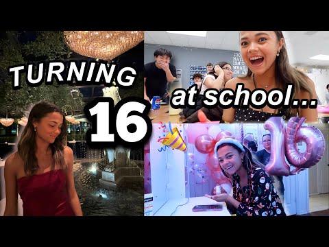 I spent my 16th birthday...in class 😭| GRWM, school vlog & dinner!