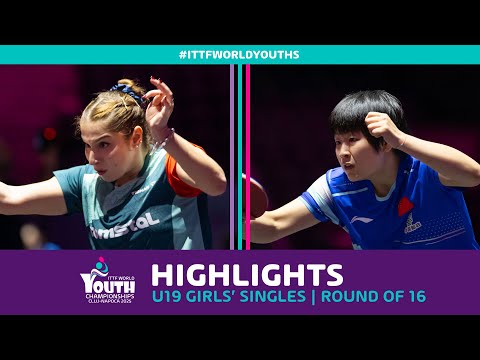 Bianca Mei-Rosu vs Qin Yuxuan  | U19 GS - R16 | #ITTFWorldYouths 2025
