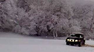 preview picture of video 'Snowroad near Qorogli, Kojori, Georgia'