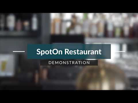 Part of a video titled SpotOn Restaurant Demo Front of House - YouTube