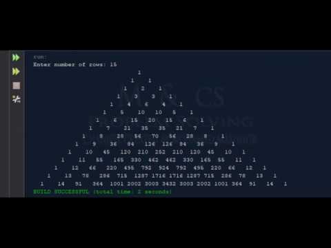 Simple And Readable Java Code To Print Pascal Triangle