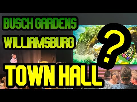 Prefeitura de Busch Gardens Williamsburg! Passeio final no monstro do Lago Ness