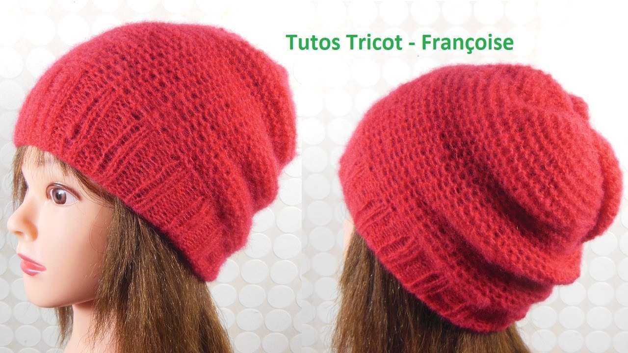 Tuto Tricot Bonnet Enfant Cotes 2 2 Et Point Mousse Indeformable Torse 6 Ans A 12 Ans Youtuberandom